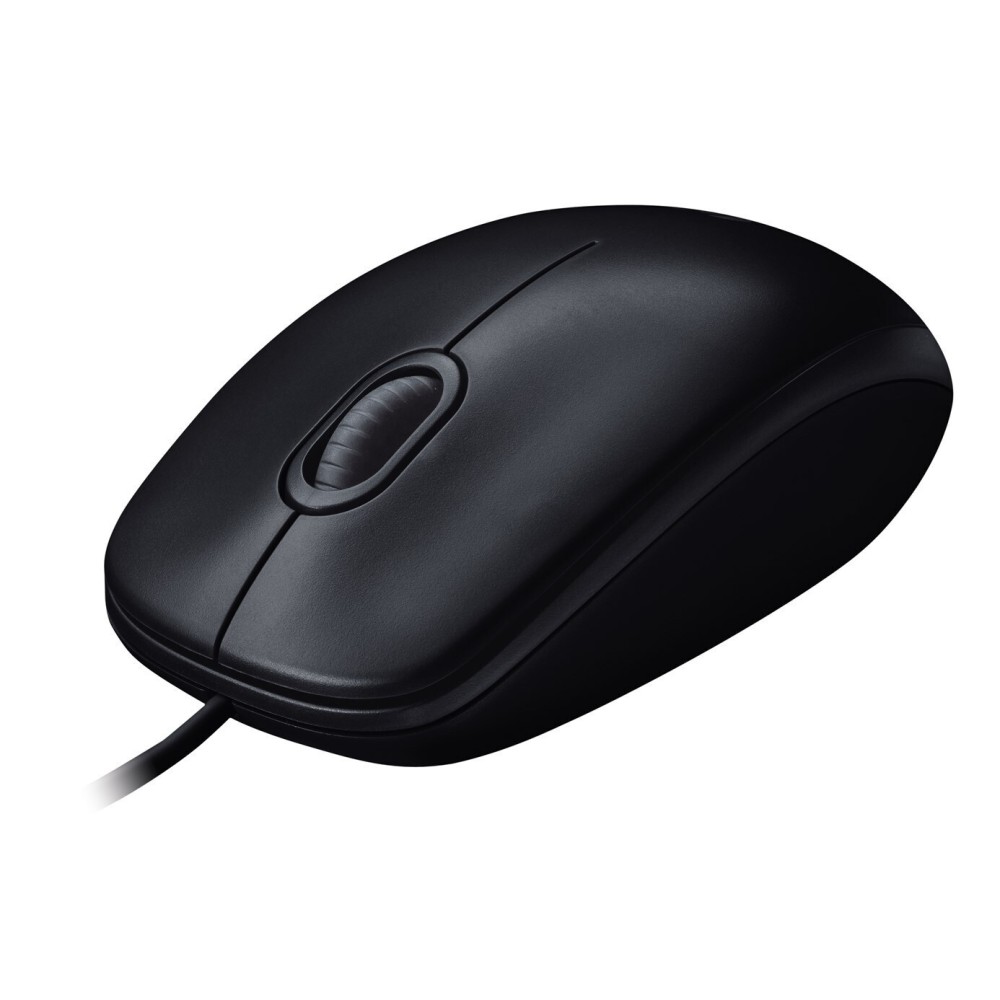 Logitech M90 Optical Mouse (Dark Grey, Wired) (LOGM90)