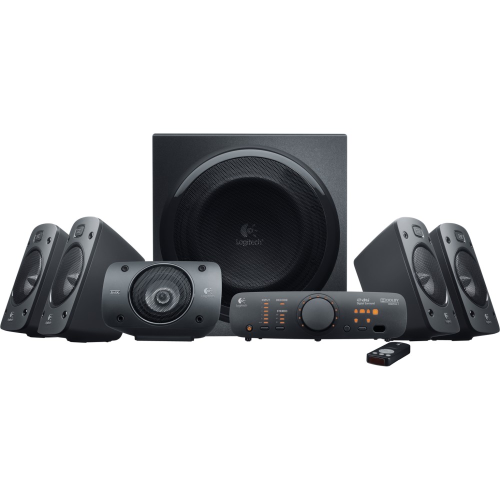 Logitech Z906 5.1 Stereo Speakers (Black) (LOGZ906)