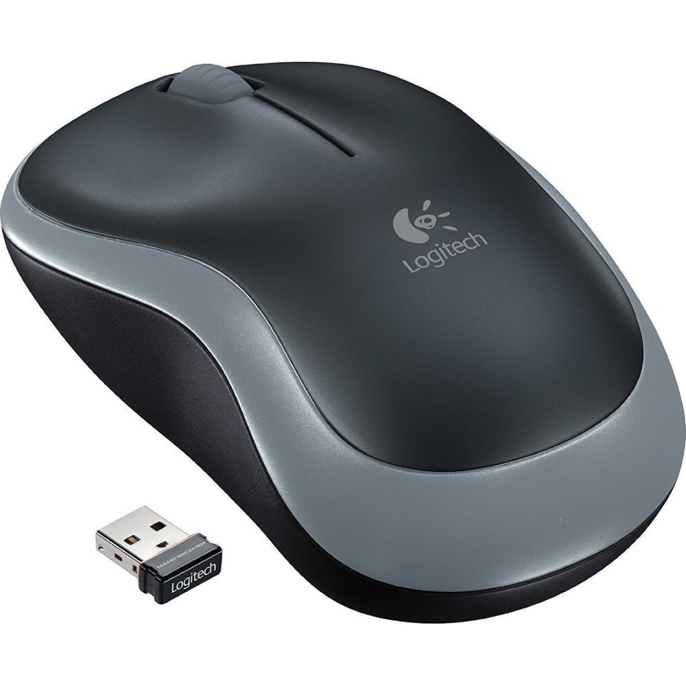 Logitech M185 Wireless Mouse  -SWIFT GREY- EWR2 (910-002235)