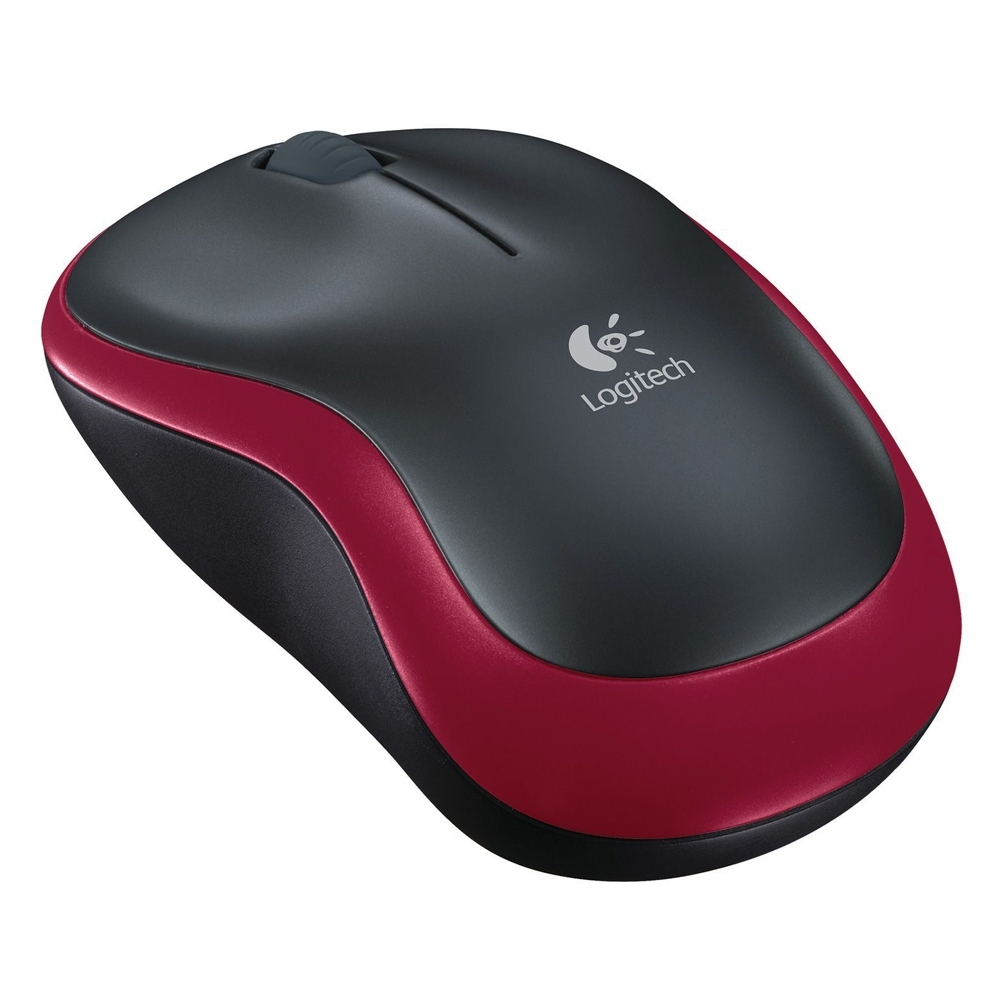MOUSE LOGITECH M185 WIRELESS RED