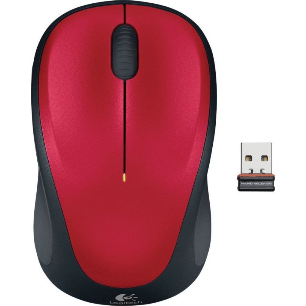 ΠΟΝΤΙΚΙ LOGITECH WIRELESS MOUSE M235 RED