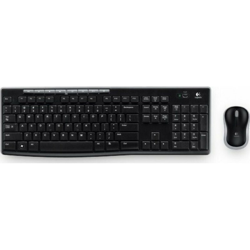 Logitech MK270 Desktop Combo GR (Black, Wireless, GR Keys) (LOGMK270)