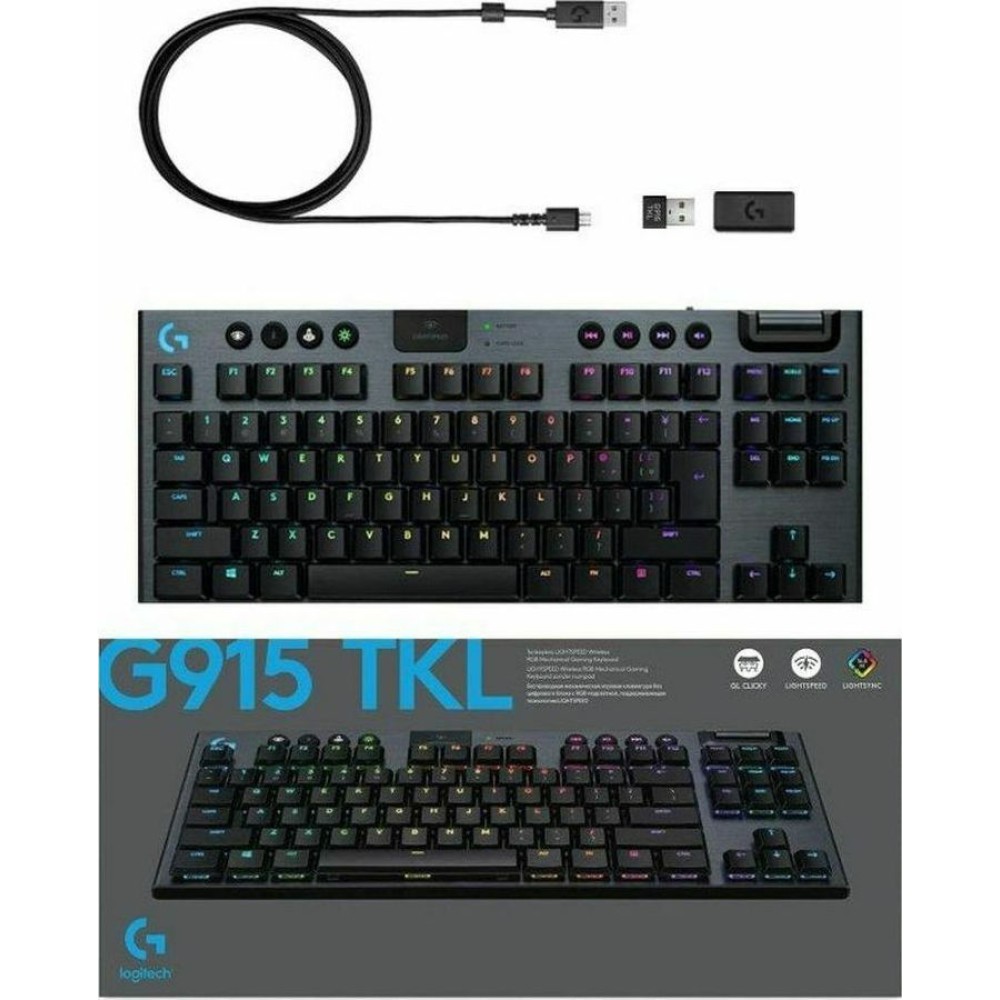 ΠΛ/ΓΙΟ LOGITECH G915 TENKEYLESS TACTILE