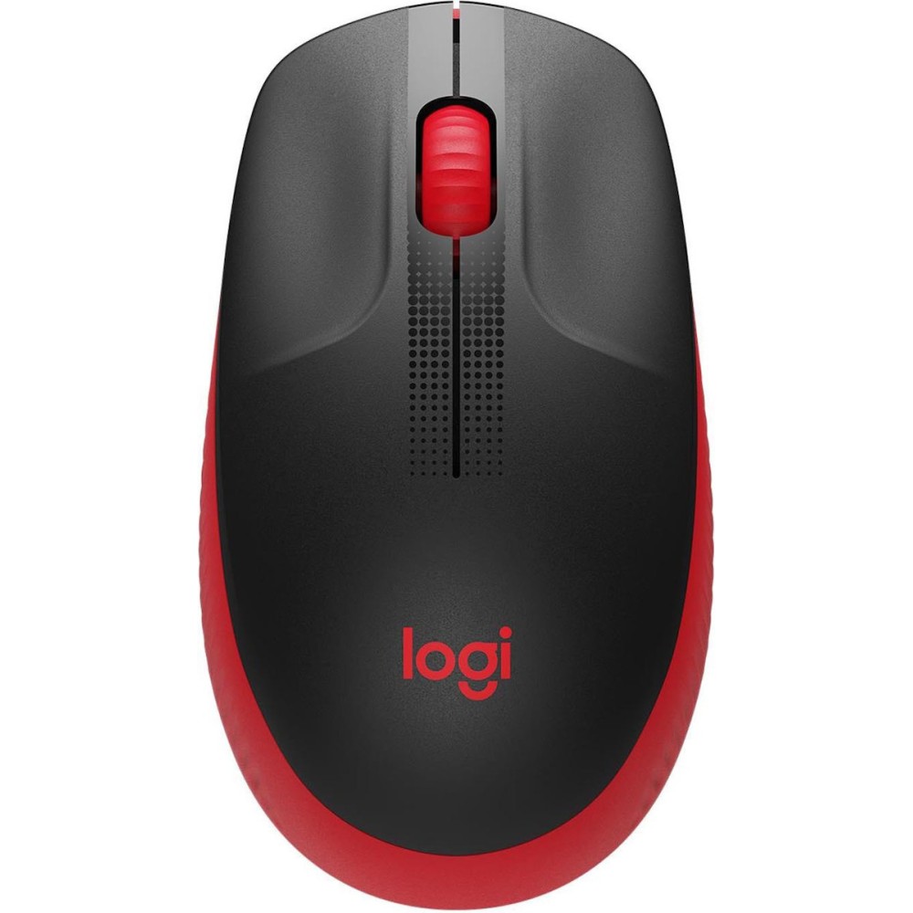Logitech M190 Full-Size Wireless Mouse Red (910-005908)