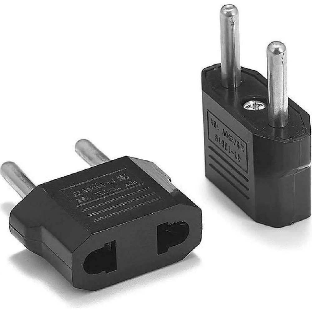 POWERTECH αντάπτορας ρεύματος από γερμανικού τύπου σε China/USA, 5τμχ