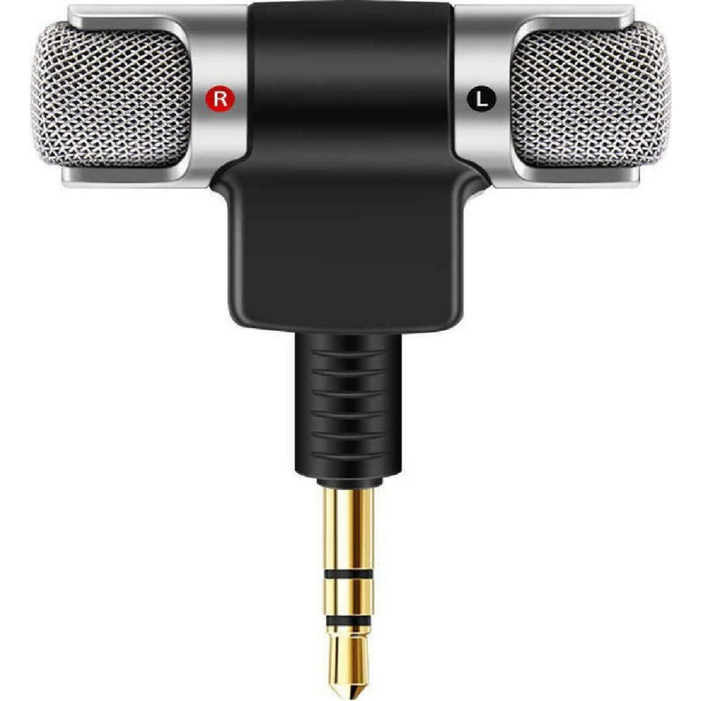 POWERTECH mini μικρόφωνο CAB-J041, stereo, 3.5mm