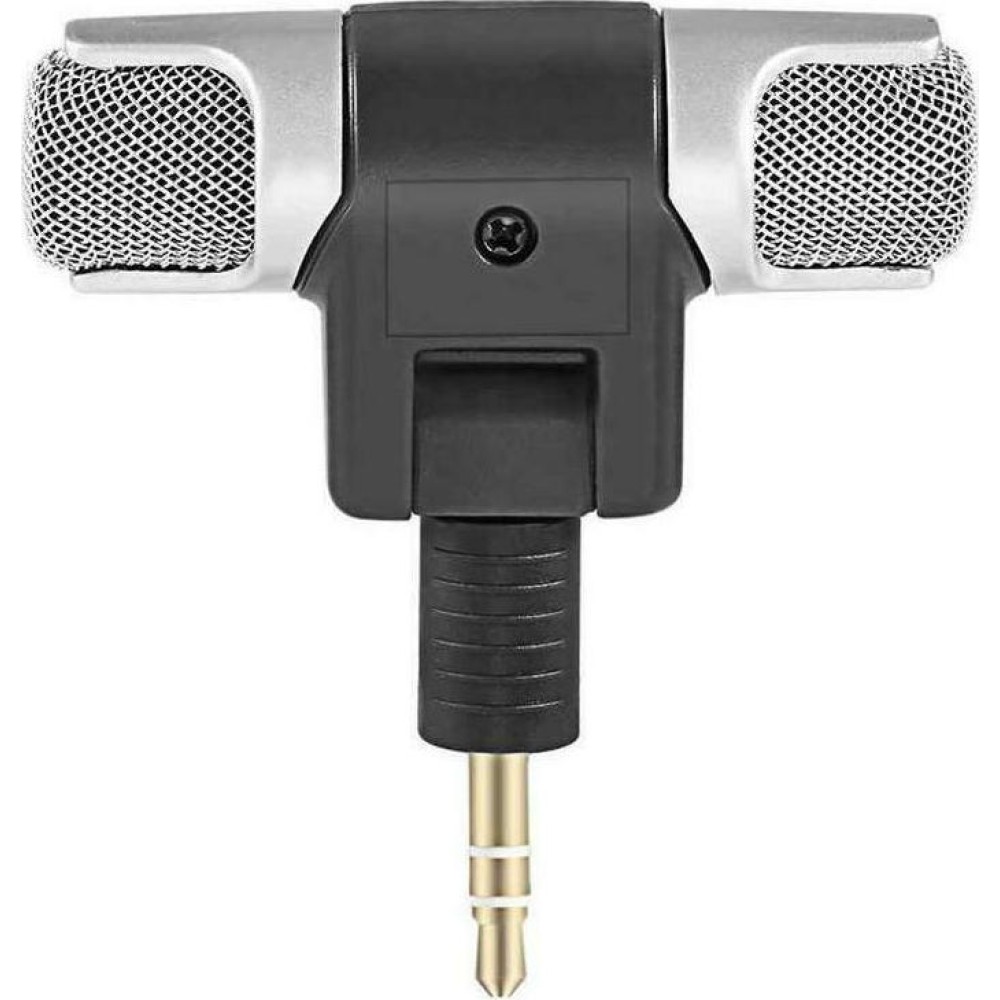 POWERTECH mini μικρόφωνο CAB-J041, stereo, 3.5mm