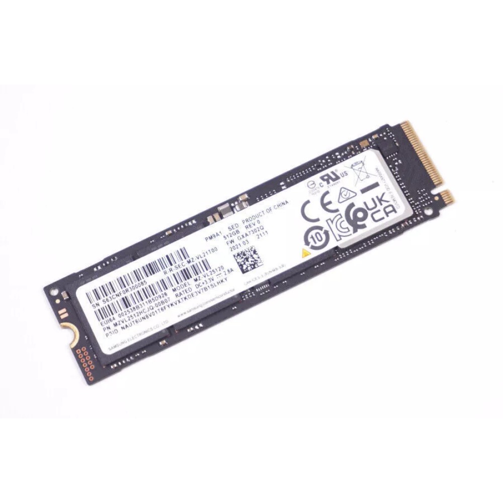 SAMSUNG SSD NVMe PCIe 4.0 x4 M.2. 2280 PM9B1 MZ-VL45120, 512GB, 3500/2500MBps