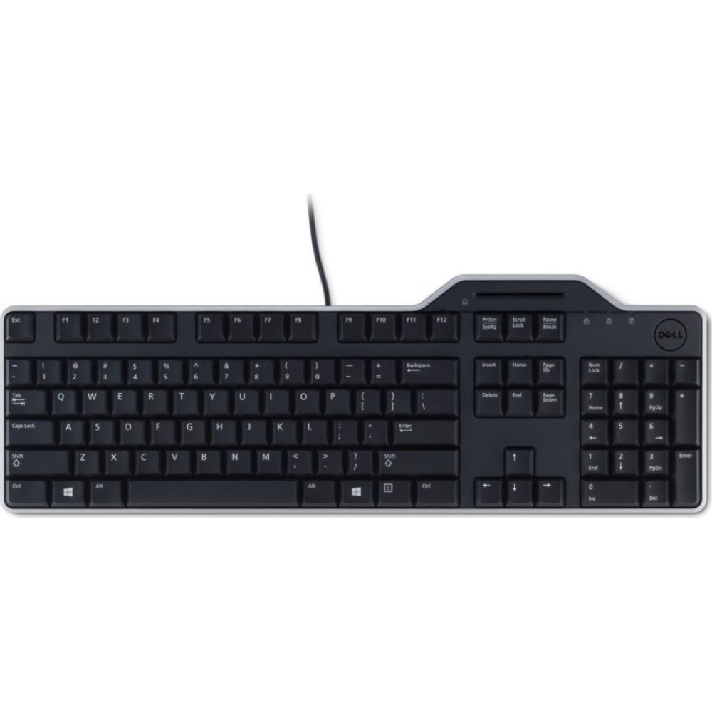 Dell KB813 Smartcard - keyboard - QWERTY - US International - black (580-18366) (DEL580-18366)