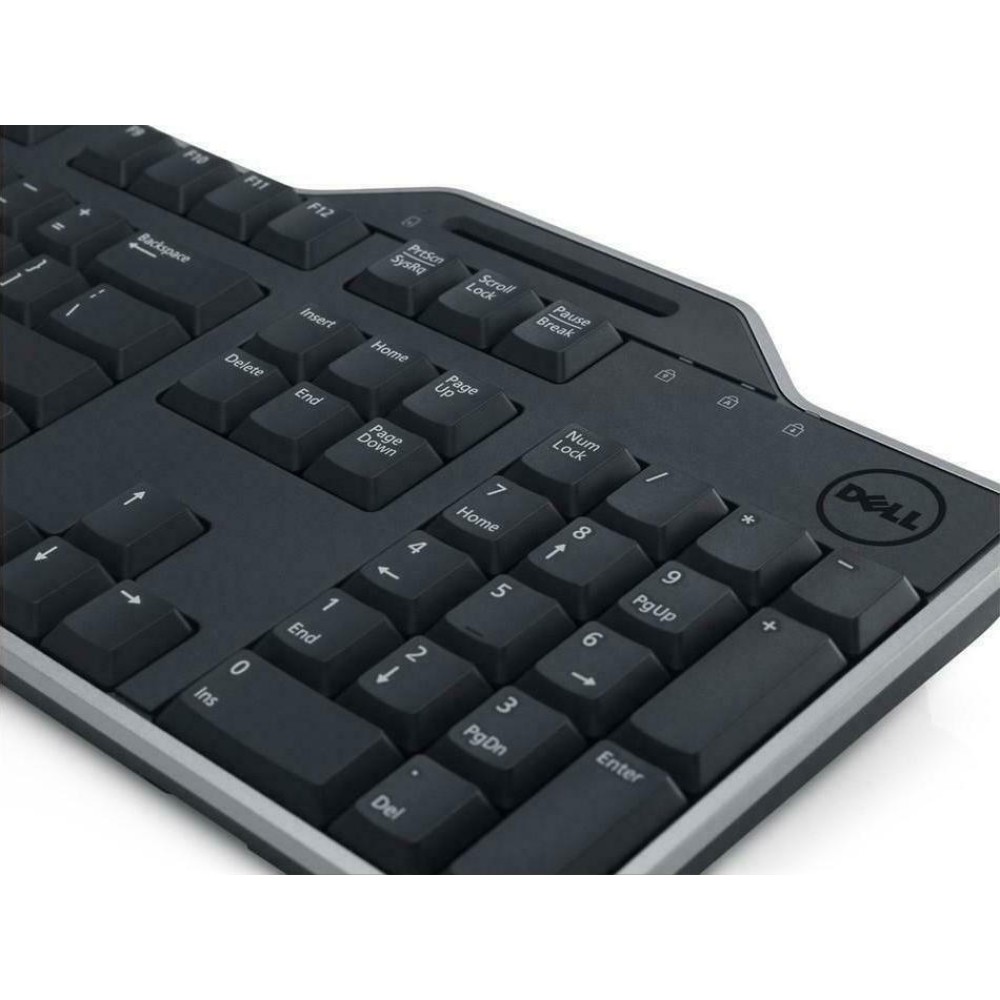 Dell KB813 Smartcard - keyboard - QWERTY - US International - black (580-18366) (DEL580-18366)