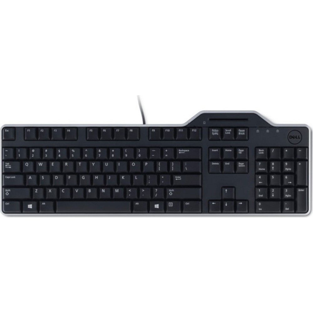 Dell KB813 Smartcard - keyboard - QWERTY - US International - black (580-18366) (DEL580-18366)