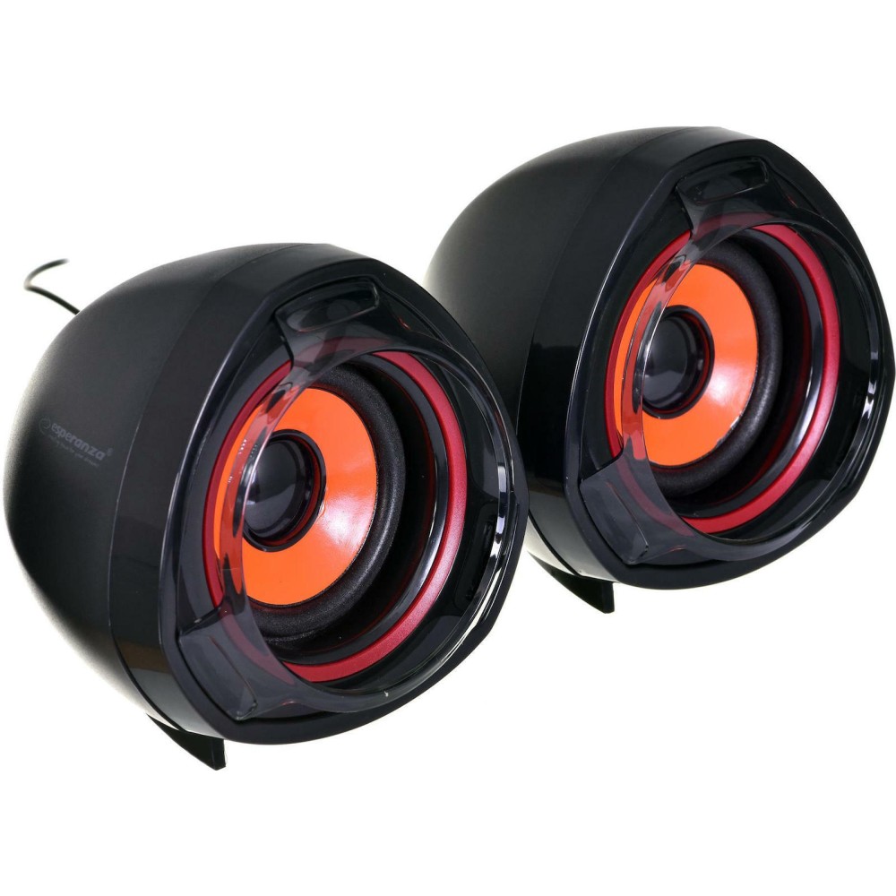 Esperanza Rumba EP141 Ηχεία Υπολογιστή 2.0 με Ισχύ 5W σε Μαύρο Χρώμα (EP141) (ESPEP141)