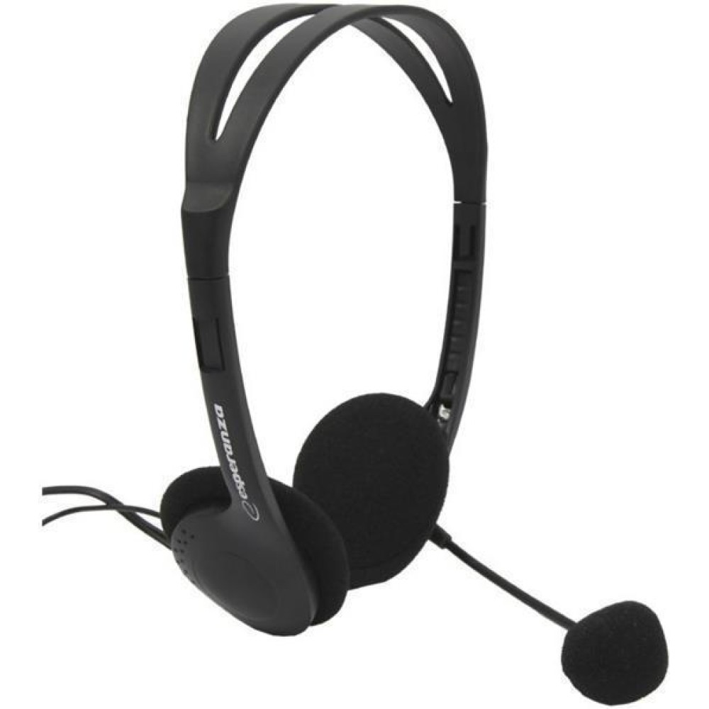 ESPERANZA Headphones με μικρόφωνο Scherzo EH102, 2x 3.5mm, 2.5m, μαύρα