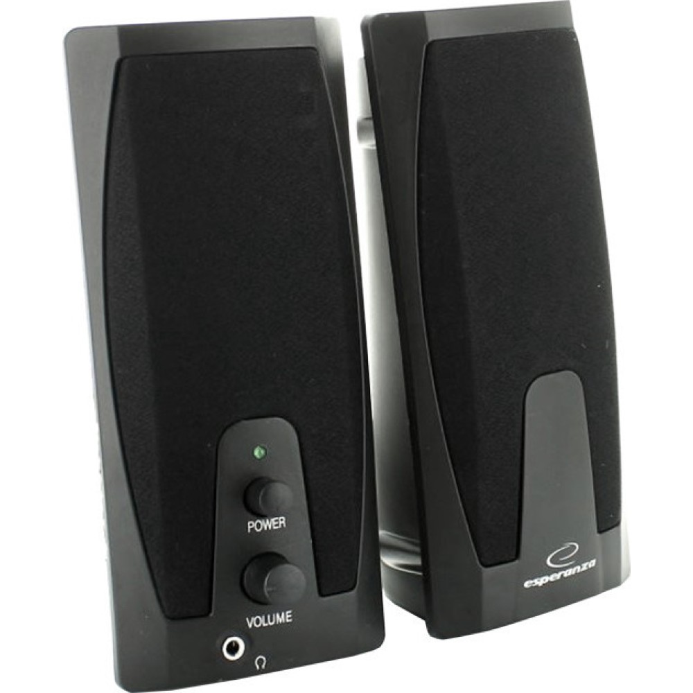 Esperanza Ηχεία Υπολογιστή 2.0 με Ισχύ 2W σε Μαύρο Χρώμα (EP110) (ESPEP110)