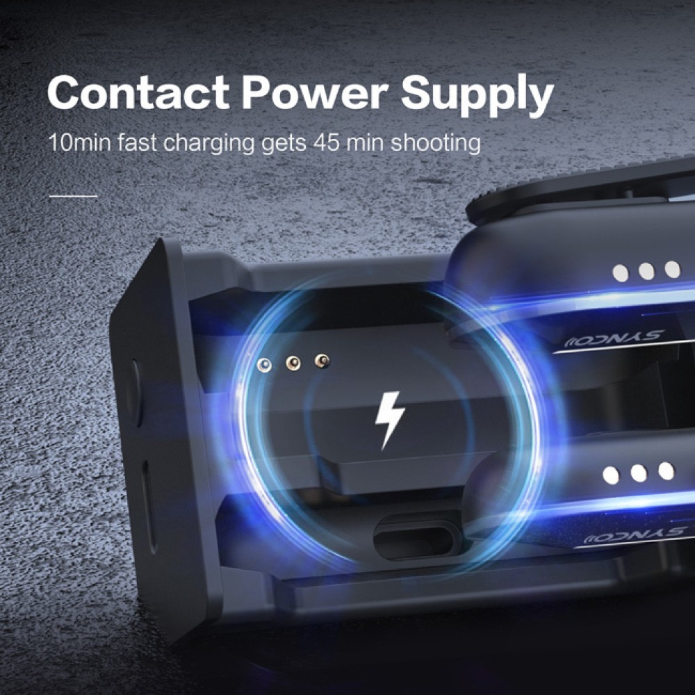 SYNCO ασύρματο μικρόφωνο Wmic-T1, ενσωματωμένο clip-on, UHF, γκρι