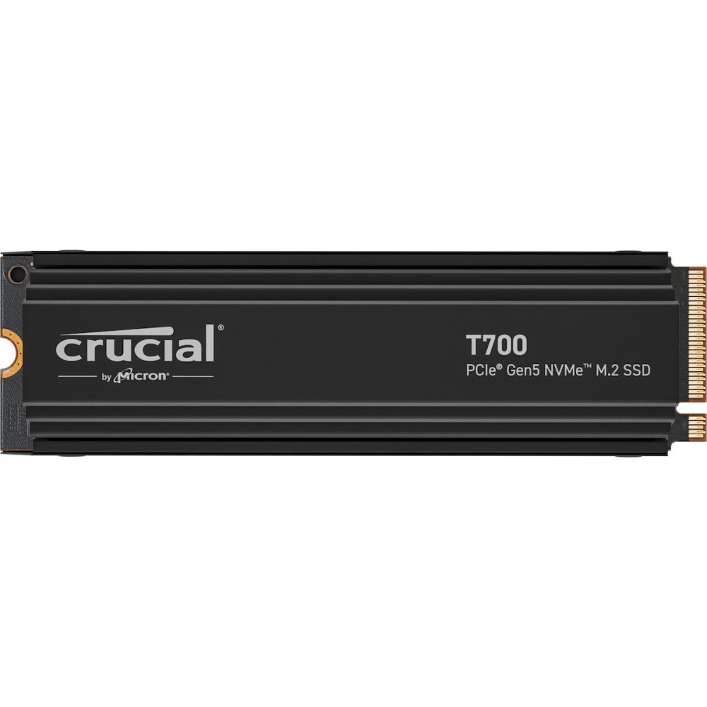 Crucial T700 with Heatsink SSD 4TB M.2 NVMe PCI Express 5.0 (CT4000T700SSD5) (CRUCT4000T700SSD5)