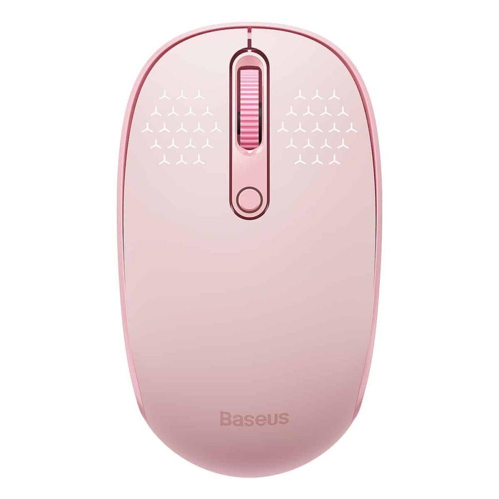 Baseus Wireless mouse F01B Tri-mode  2.4G BT5.0 1600 DPI (pink) (B01055503413-00) (BASB01055503413-00)