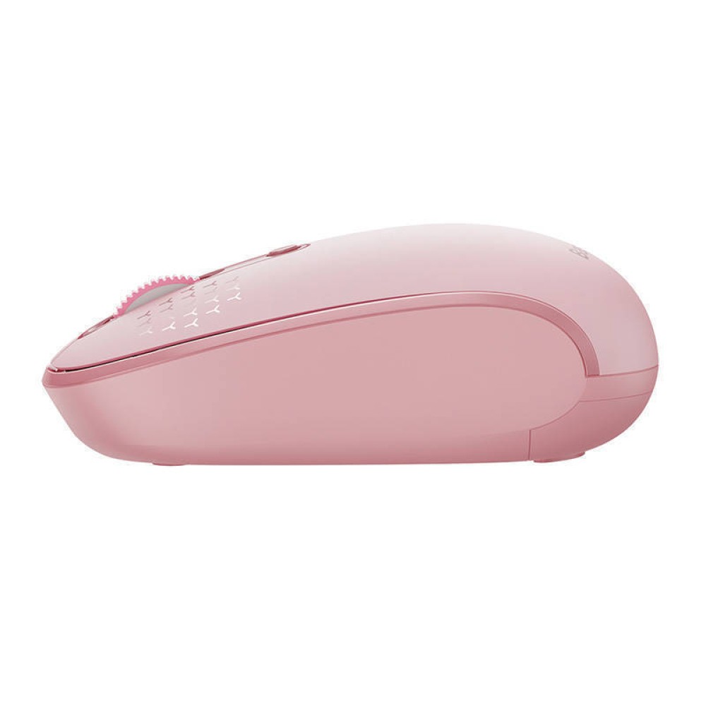 Baseus Wireless mouse F01B Tri-mode  2.4G BT5.0 1600 DPI (pink) (B01055503413-00) (BASB01055503413-00)