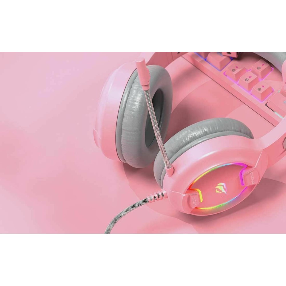 Havit Gaming Headphones Gamenote H2233d  RGB Pink (H2233D-PINK) (HAVH2233D-PINK)