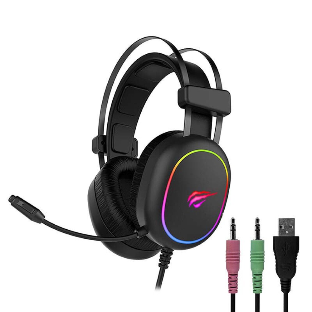 Havit Gaming Headphones Gamenote H2016d RGB USB+3.5mm (H2016D) (HAVH2016D)