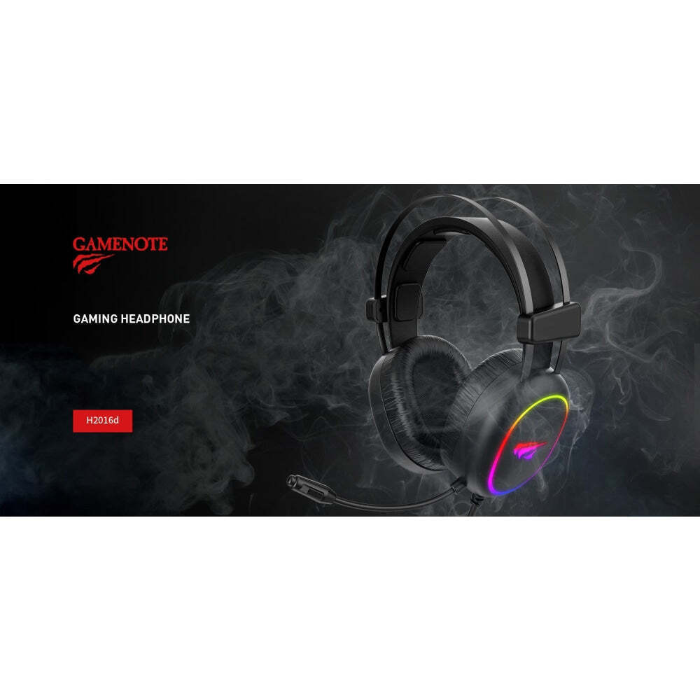 Havit Gaming Headphones Gamenote H2016d RGB USB+3.5mm (H2016D) (HAVH2016D)