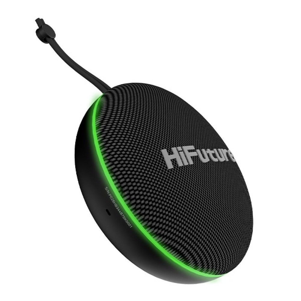 HiFuture Altus Black Portable Bluetooth Speaker