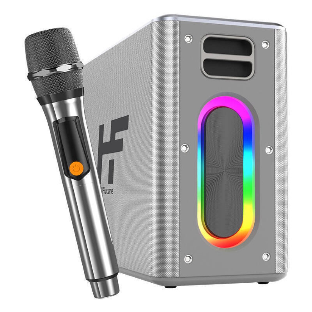 HiFuture Music Box Silver Party Bluetooth Speaker