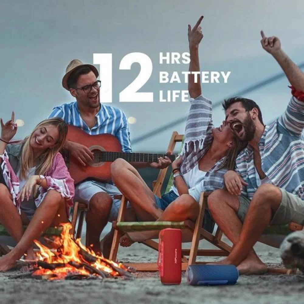 HiFuture Alpha Red Portable Bluetooth Speaker