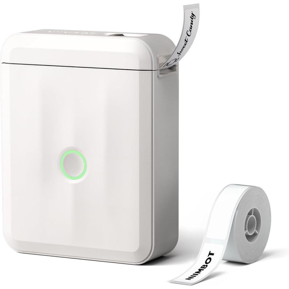 NIIMBOT smart θερμικός εκτυπωτής ετικετών D110-M, 203dpi, Bluetooth, λευκός