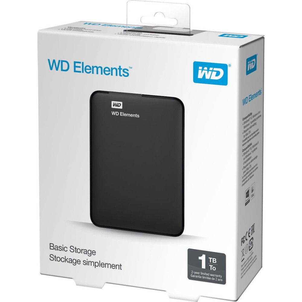 HDD ELEMENTS PORTABLE USB3.0 1TB 2.5" BLACK