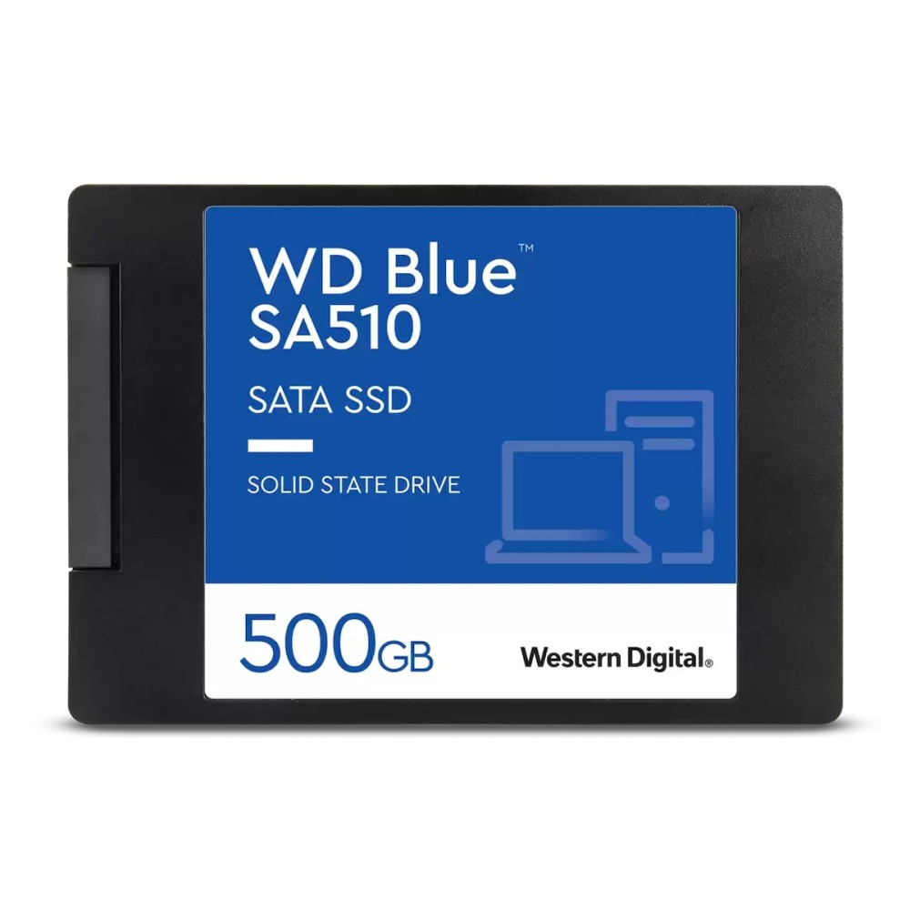 Western Digital Blue SA510 SATA SSD 500GB 2.5”/7mm Cased (WDS500G3B0A)