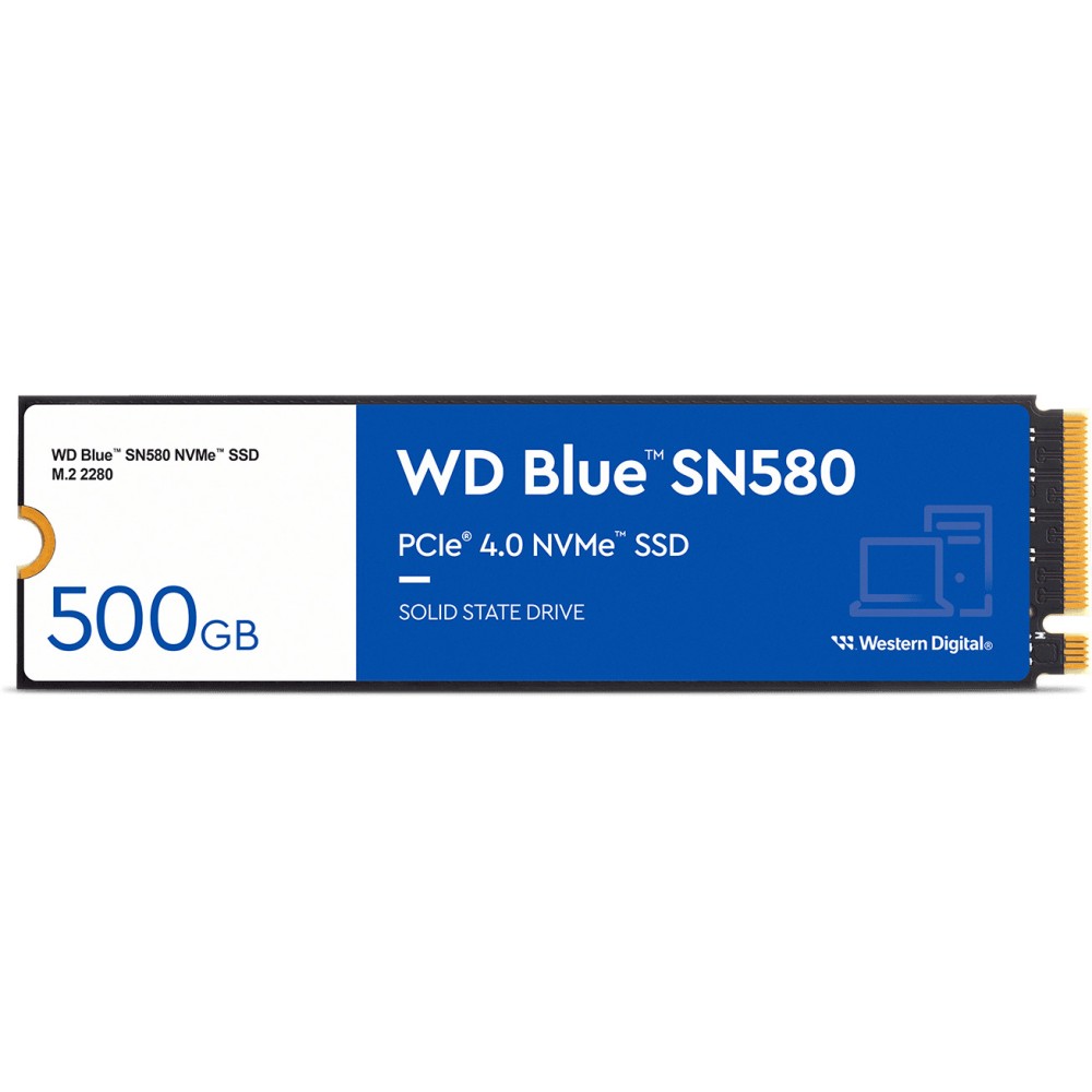 SSD WD Blue 250GB SN580 NVME M.2 PCI Express Gen4 x4 (WDS250G3B0E)
