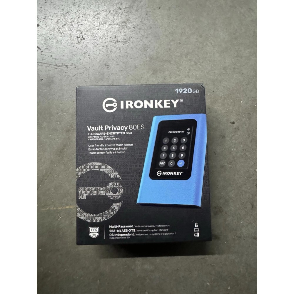 EXT.SSD IronKey Privacy 256-bit Enc 1920