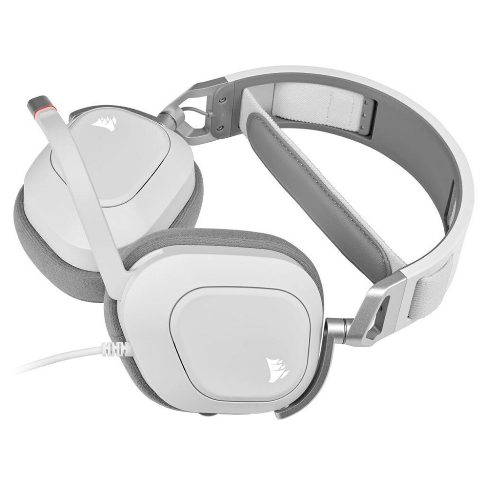 Corsair Headset  HS80 RGB Over Ear Gaming White (CA-9011238-EU) (CORCA-9011238-EU)