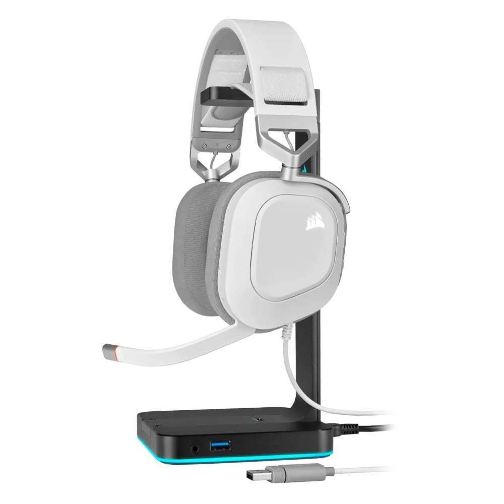 Corsair Headset  HS80 RGB Over Ear Gaming White (CA-9011238-EU) (CORCA-9011238-EU)