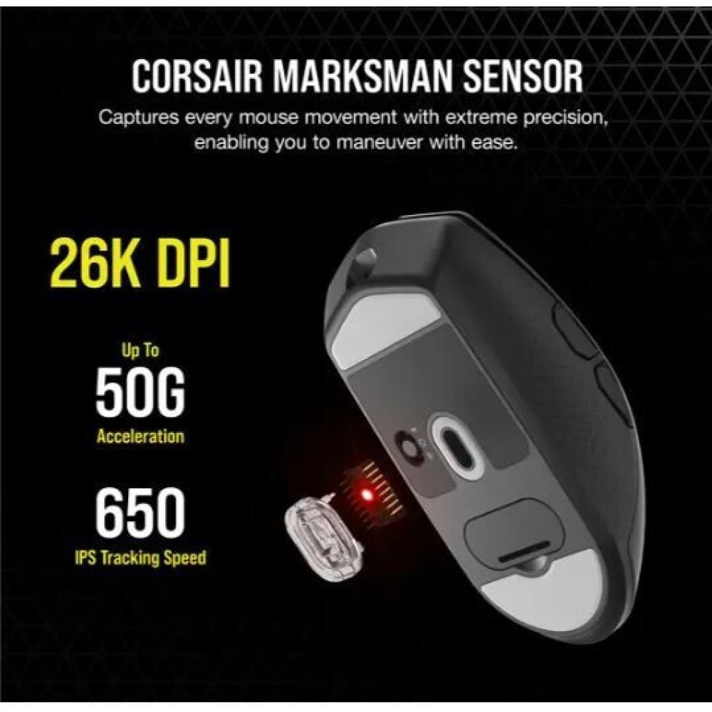 Corsair Ποντίκι Katar Elite Wireless RGB Gaming Black (CH-931C111-EU) (CORCH-931C111-EU)