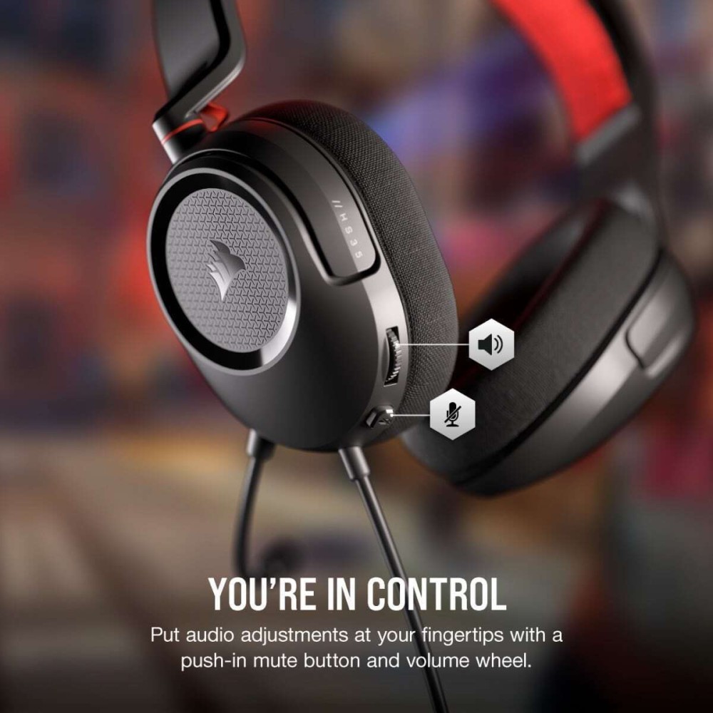 Corsair Headset HS35 v2 Blue (CA-9011383-EU) (CORCA-9011383-EU)