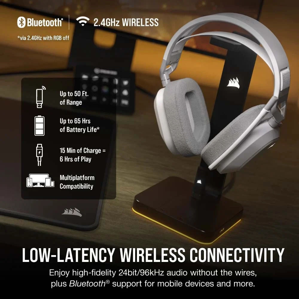 CORSAIR Headset HS80 MAX RGB Wireless Do