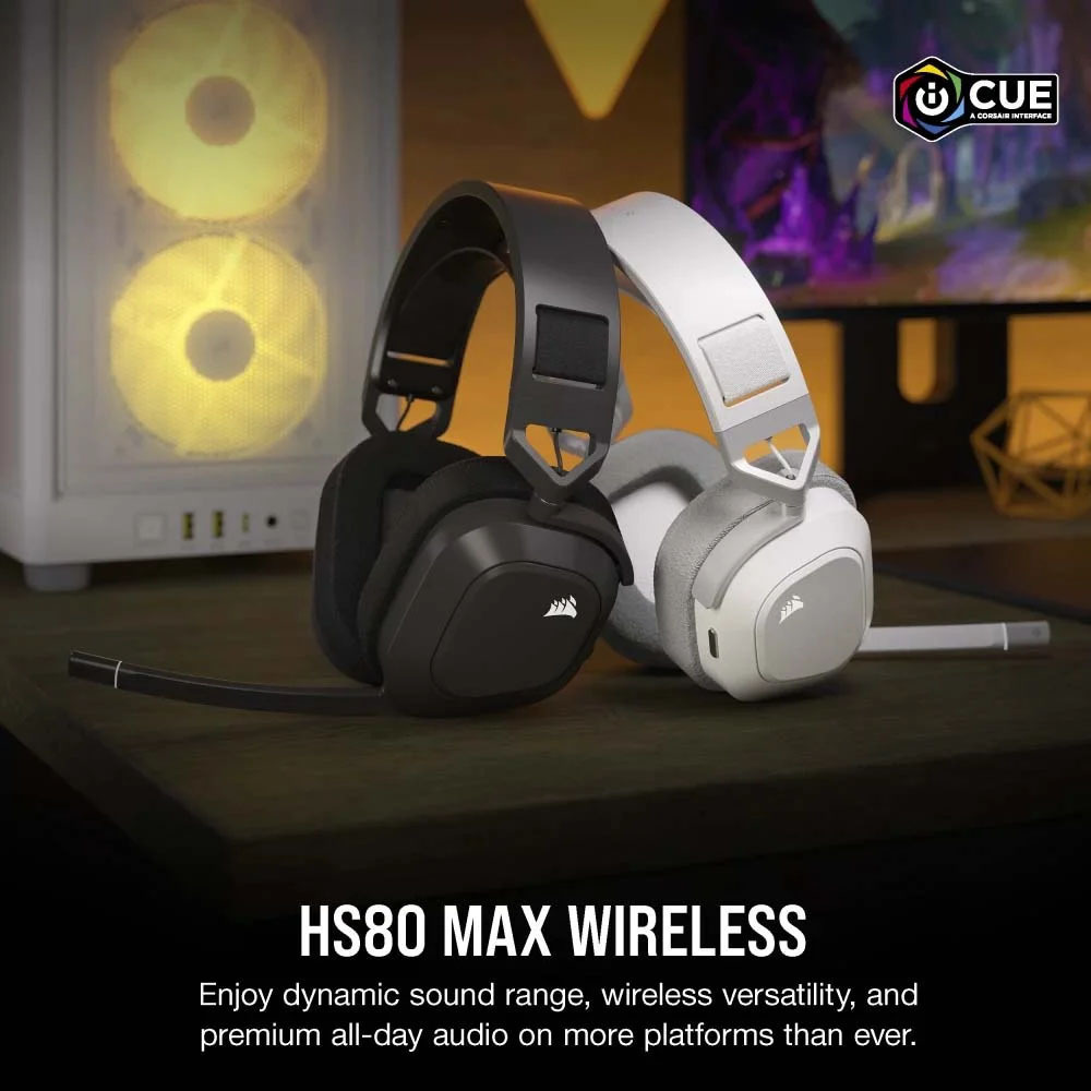 Corsair Headset HS80 MAX RGB Wireless Do