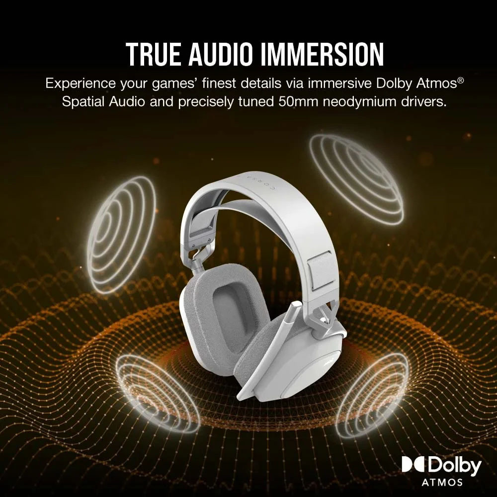 Corsair Headset HS80 MAX RGB Wireless Do