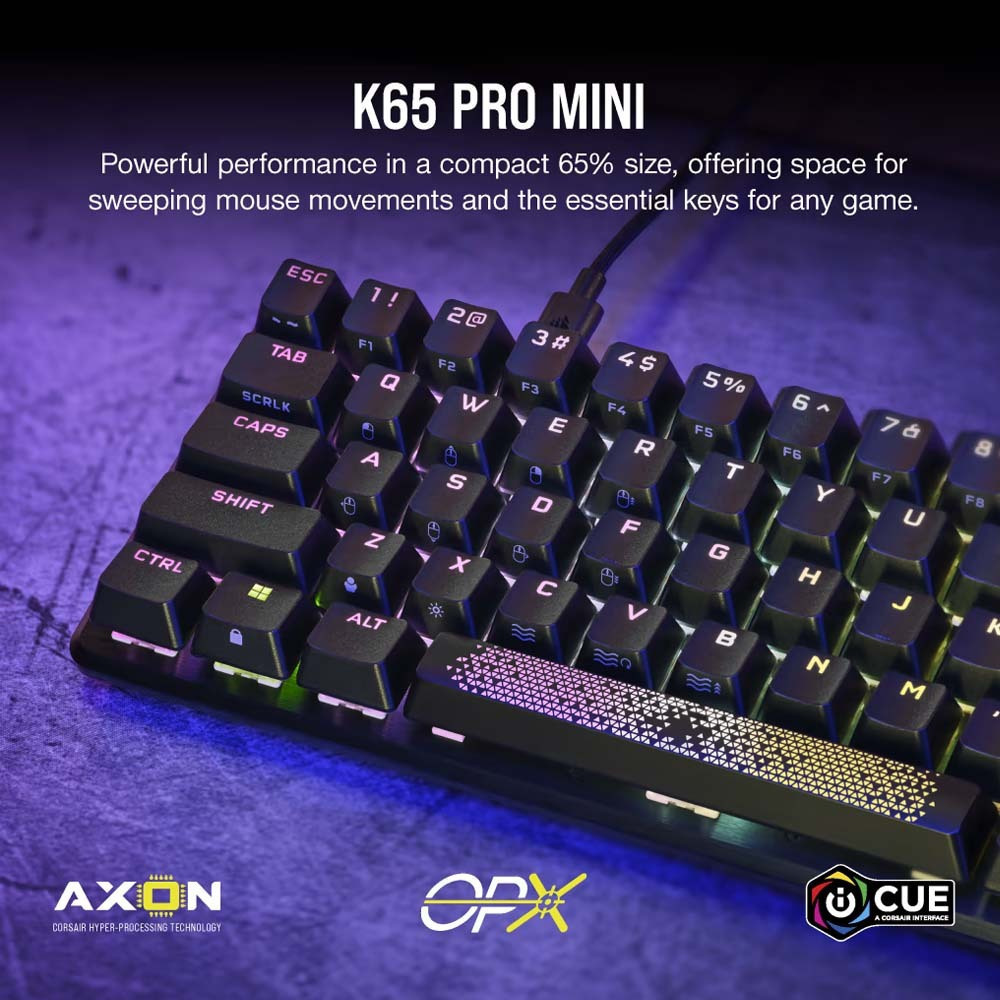 Corsair Keyboard K65 Pro Mini (CH-91A401A-NA) (CORCH-91A401A-NA)