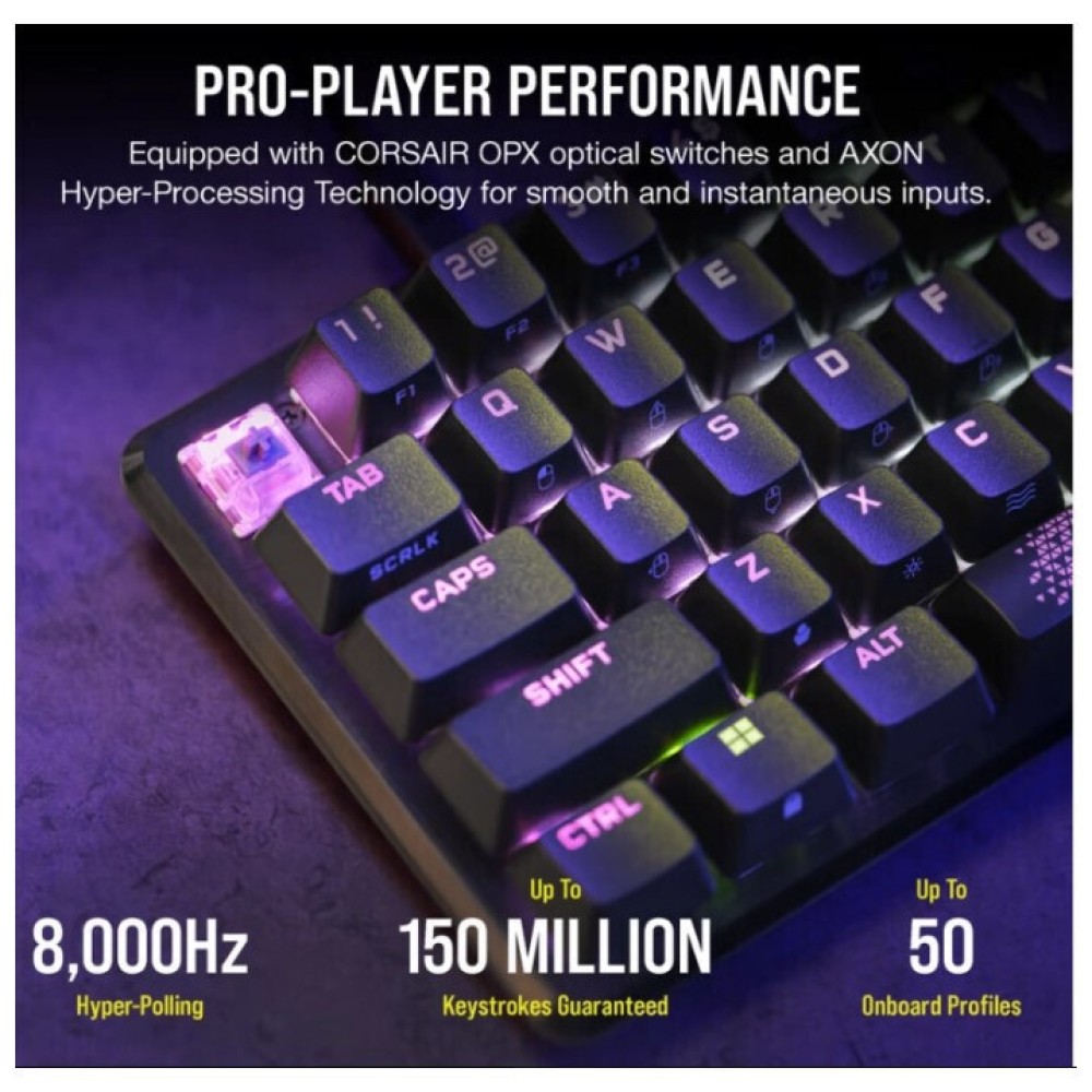 Corsair Keyboard K65 Pro Mini (CH-91A401A-NA) (CORCH-91A401A-NA)