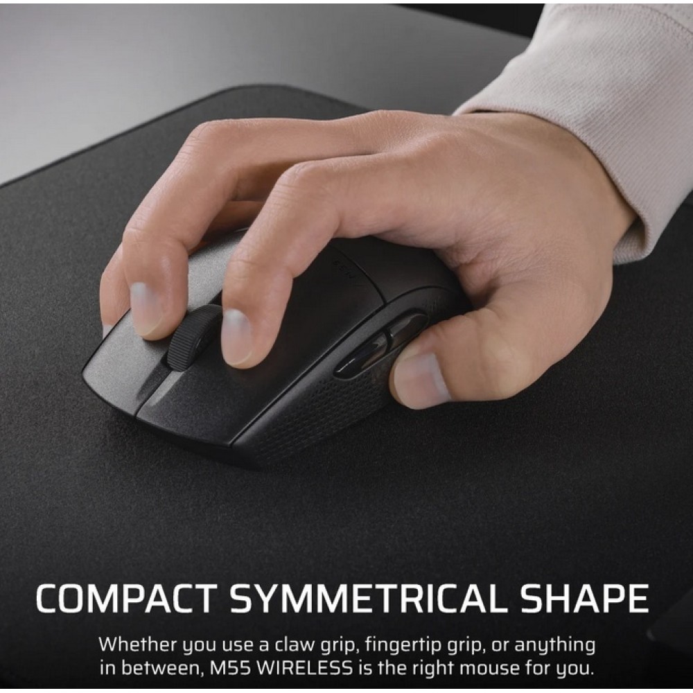 Corsair Ποντίκι M55 Wireless Gaming Black (CH-931F000-WW) (CORCH-931F000-WW)