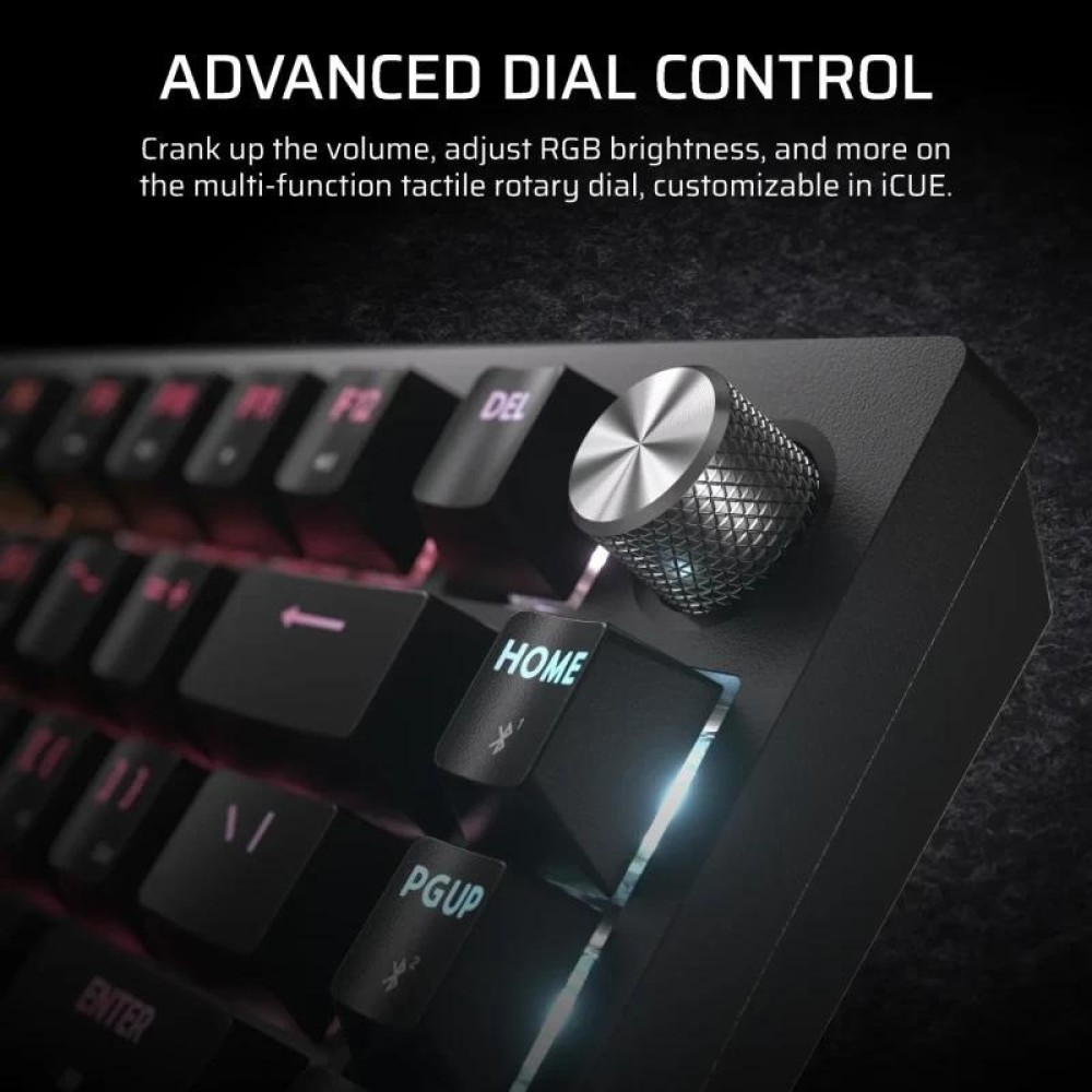 Corsair Πληκτρολόγιο K65 PLUS Ασύρματο Gaming 75% Corsair MLX FUSION US (CH-91D441F-NA) (CORCH-91D441F-NA)