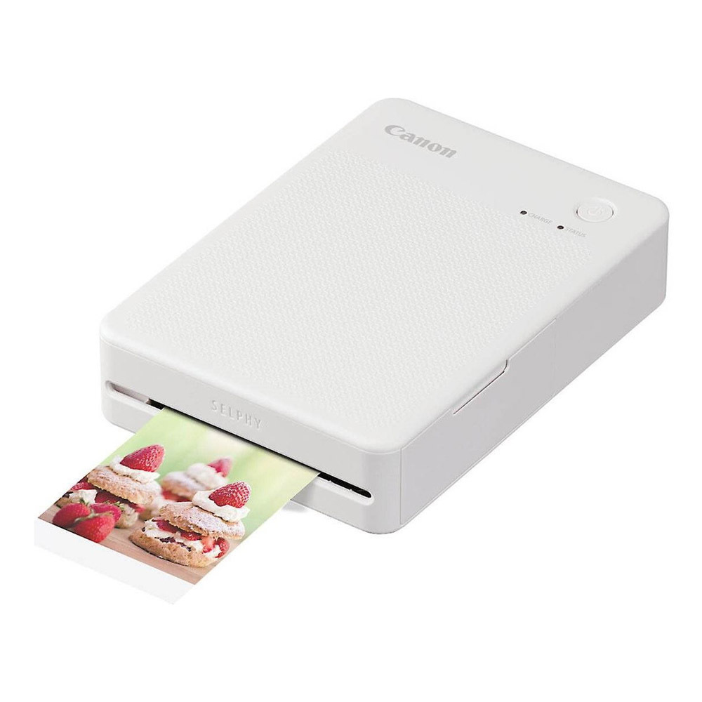 Canon Selphy QX20 Portable Photo Printer (Sand White) (6753C002AA) (CANQX20WH)