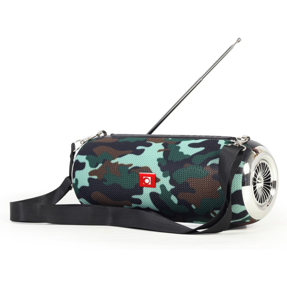 Gembird Portable Bluetooth Speaker Spk-bt-17-Cm Fm-radio Built-in Microphone Moro Pattern USB Aux Microsd (SPK-BT-17-CM) (GEMSPK-BT-17-CM)