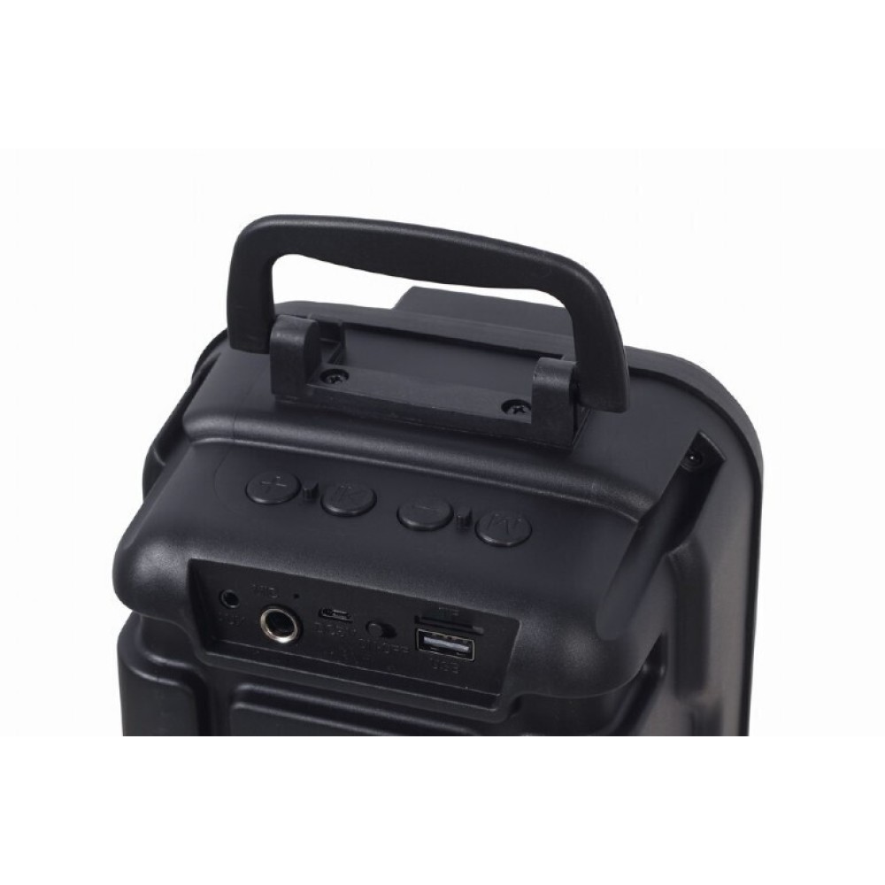 Gembird Ηχείο με λειτουργία Karaoke Portable Party σε Μαύρο Χρώμα (SPK-BT-LED-01) (GEMSPK-BT-LED-01)