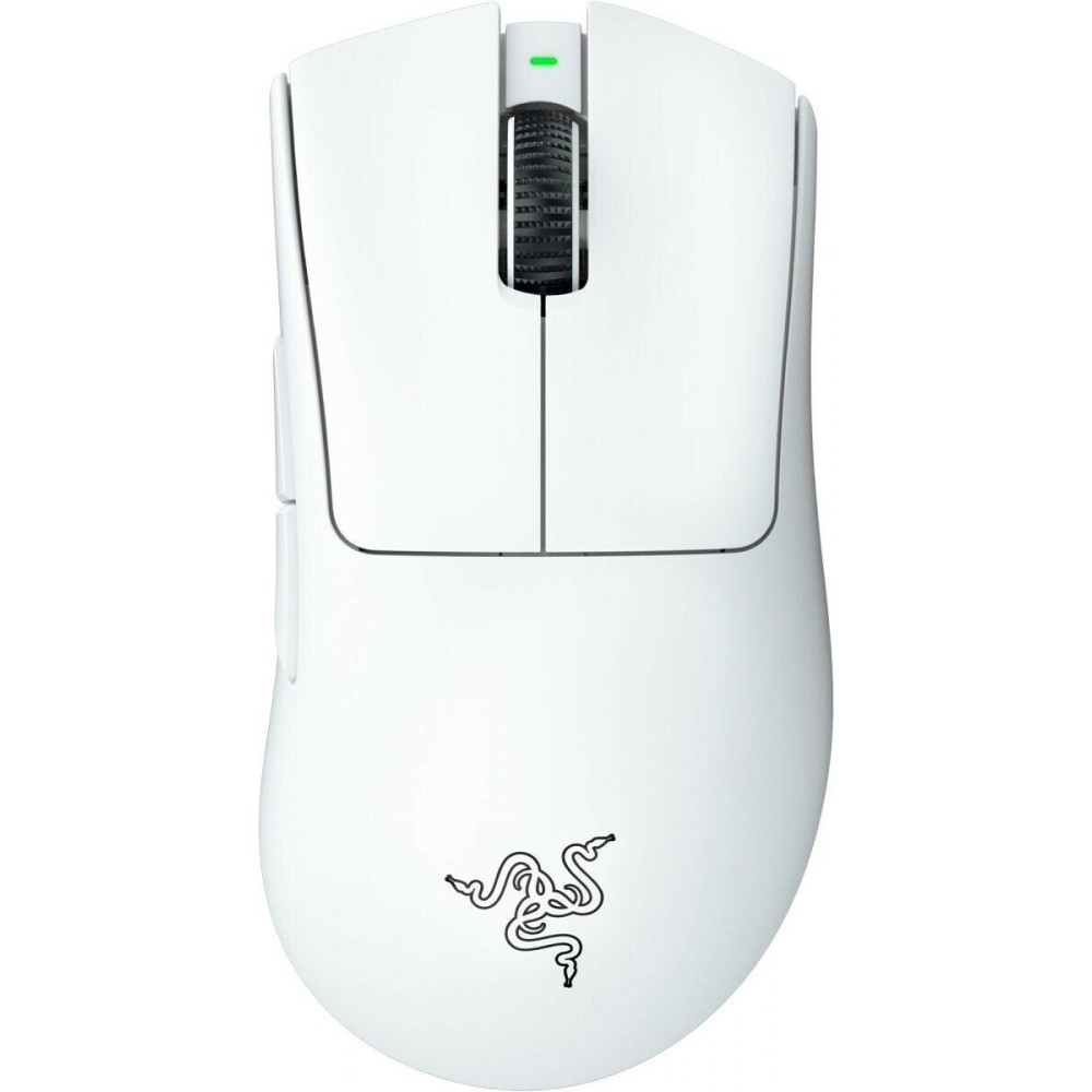 Razer Deathadder V3 Pro White 64g Wireless Gaming Mouse Ergonomic 90 Hours Battery 30k DPI (RZ01-04630200-R3G1) (RAZRZ01-04630200-R3G1)