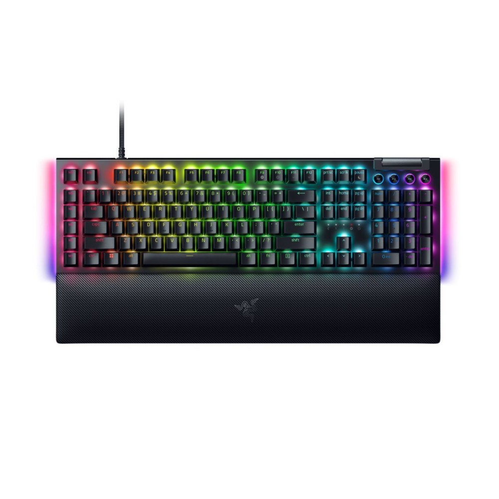 Razer Blackwidow V4 RGB Gaming Mechanical Keyboard Underglow Led Macro Green Clicky Switches (RZ03-04690100-R3M1) (RAZRZ03-04690100-R3M1)