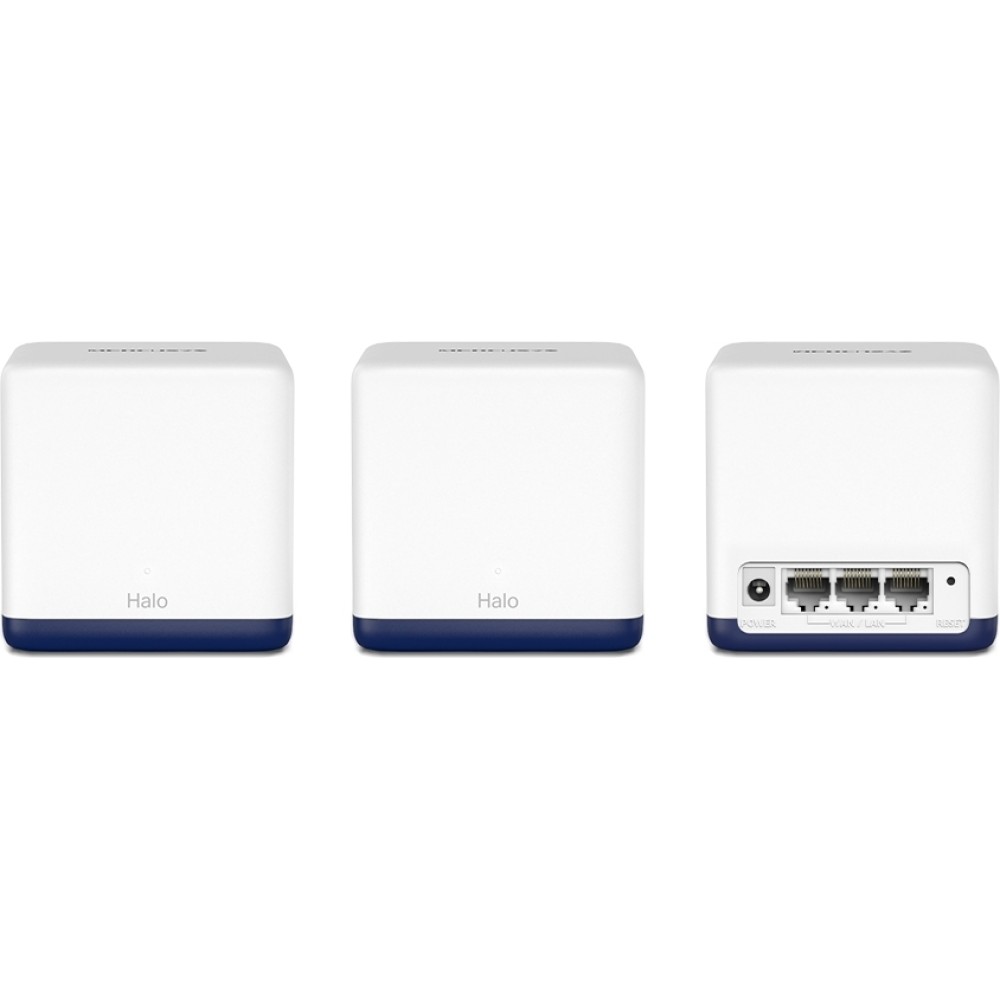 MERCUSYS Mesh Wi-Fi System Halo H50G, 1.9Gbps Dual Band, 3τμχ, Ver. 1.0